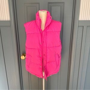 Wonder shop by Target Women’s Hot Pink Puffer Vest Size M